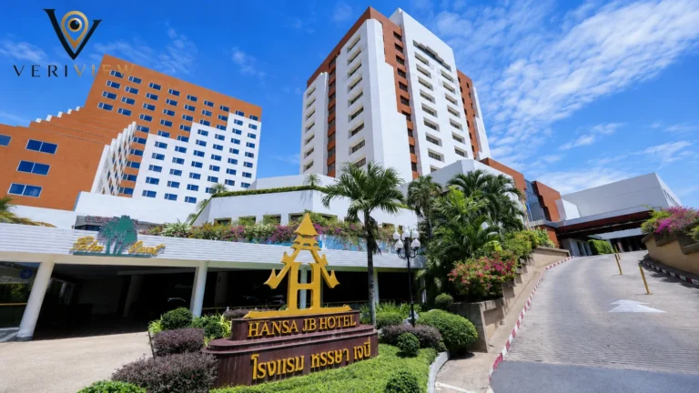 Bangunan dan papan nama Hansa JB Hotel Hat Yai