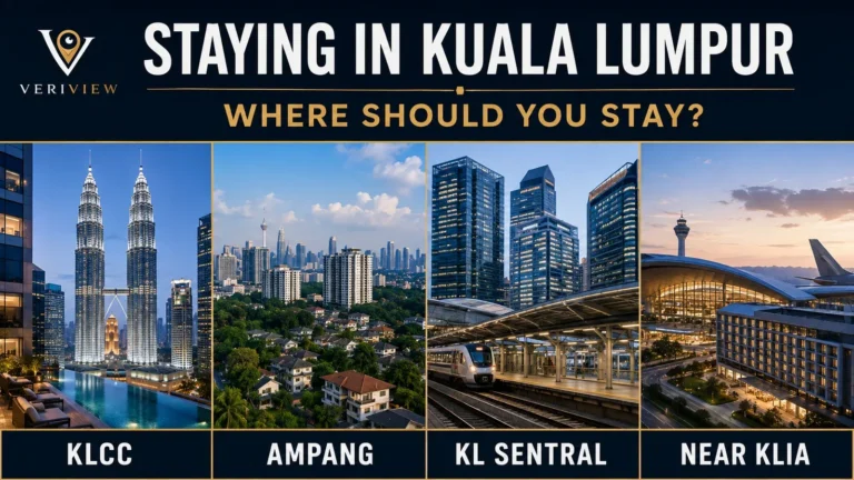 Pilihan area menginap di Kuala Lumpur: KLCC, Ampang, KL Sentral, dan dekat KLIA