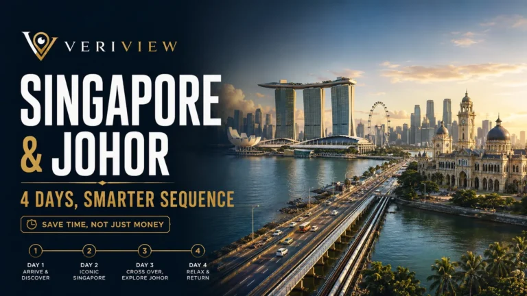 Panduan Singapura dan Johor 4 hari: kaki langit Marina Bay Sands dan jalur Causeway menuju Johor Bahru