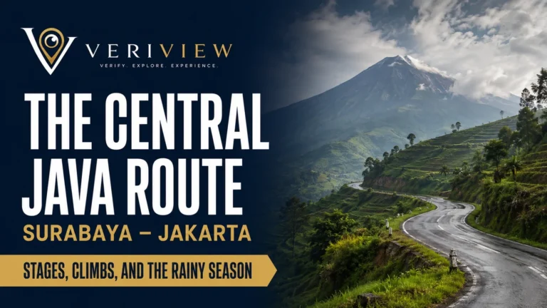 Sampul artikel Veriview tentang rute Surabaya ke Jakarta melalui jalur tengah Jawa