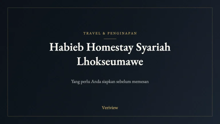 Kover ulasan Habieb Homestay Syariah Lhokseumawe oleh Veriview